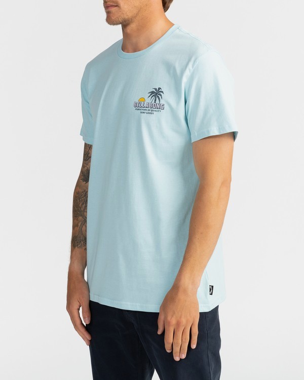 1 Palmas - T-Shirt for Men Blue U1SS78BIF0 Billabong