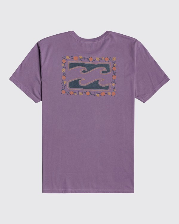 5 Crayon Wave - T-Shirt for Men Purple U1SS86BIF0 Billabong