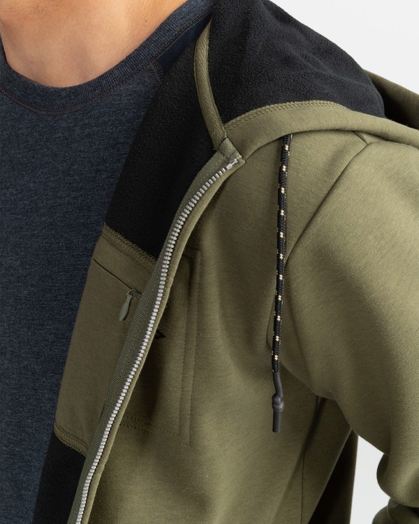 3 Adventure Division Collection Alpine - Zip-Up Hoodie for Men  U1ZH02BIF0 Billabong