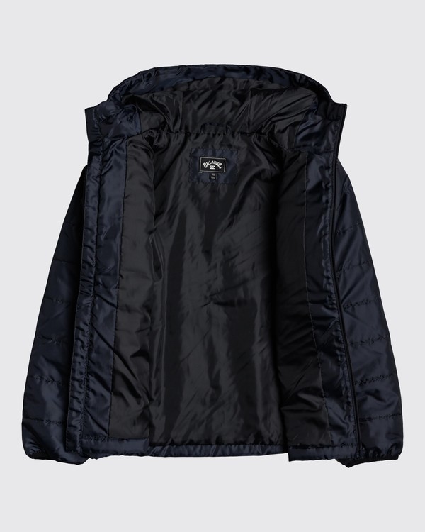2 Surf Check - Puffer Jacket for Boys 8 - 14 Blue U2JK02BIF0 Billabong