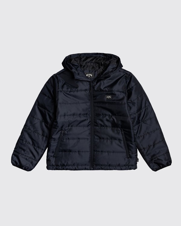 0 Surf Check - Puffer Jacket for Boys 8 - 14 Blue U2JK02BIF0 Billabong