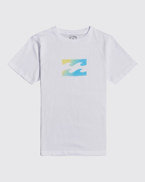 0 Team Wave - T-Shirt for Boys 8 - 14 White U2SS01BIF0 Billabong