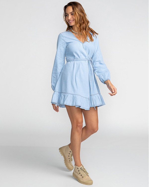 3 Good Feeling - Dress for Women Blue U3DR09BIF0 Billabong