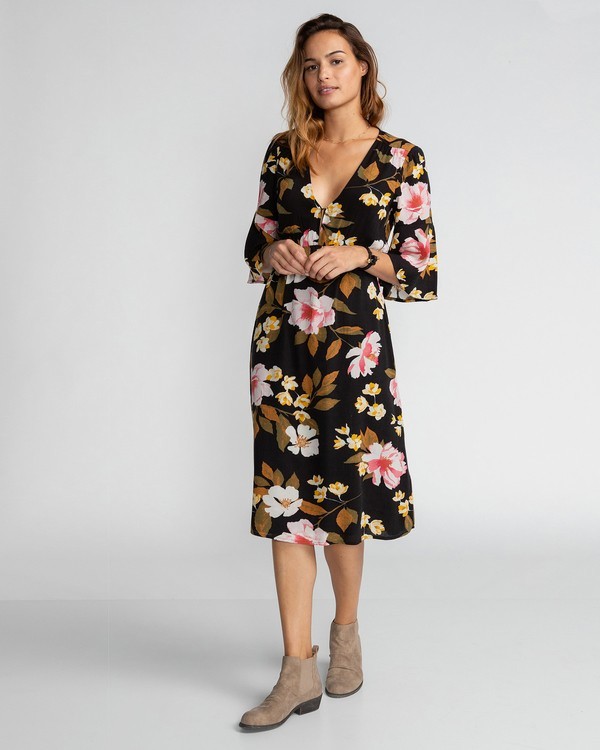 0 Dream Big - Vestido para Mujer Negro U3DR15BIF0 Billabong