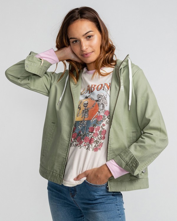 0 Coney - Veste pour Femme Vert U3JK08BIF0 Billabong