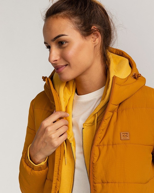 Billabong yellow jacket sale