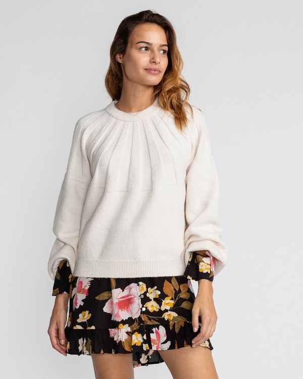 0 Wild Spaces - Jersey para Mujer Blanco U3JP17BIF0 Billabong