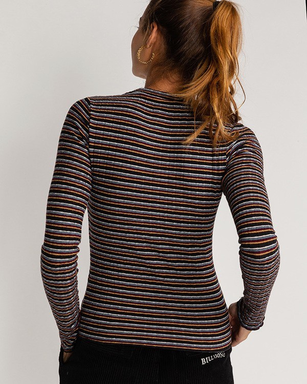 1 Seventies Stripes - High Neck Top for Women  U3KT03BIF0 Billabong