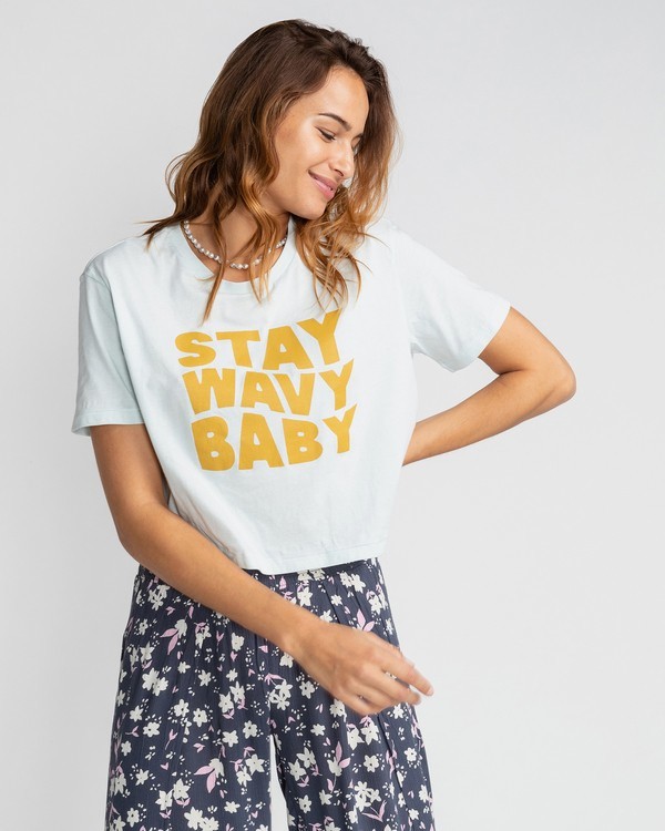 0 Stay Wavy - T-Shirt for Women  U3SS18BIF0 Billabong