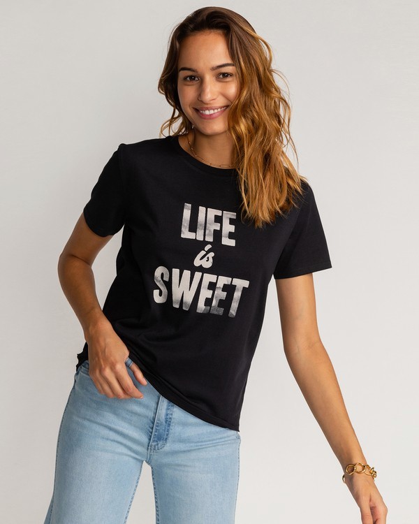 0 Life Is Sweet - Camiseta para Mujer  U3SS33BIF0 Billabong