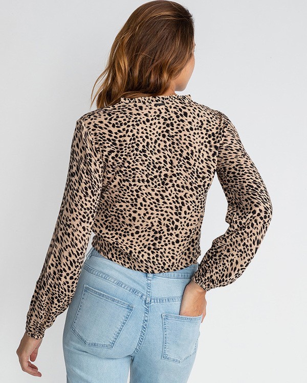 2 Starry Nights  - Long Sleeve Top for Women Brown U3TP09BIF0 Billabong