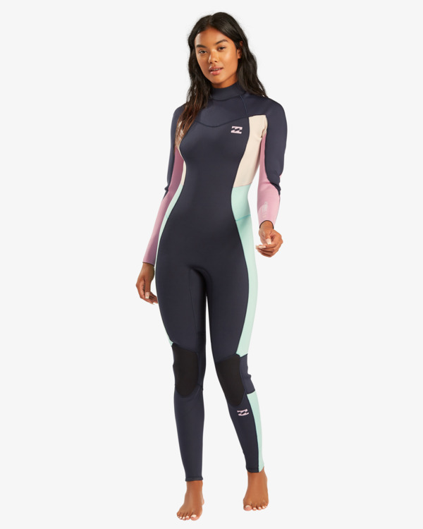 0 Synergy 3/2mm GBS - Back Zip Wetsuit for Women Blue U43G36BIF0 Billabong