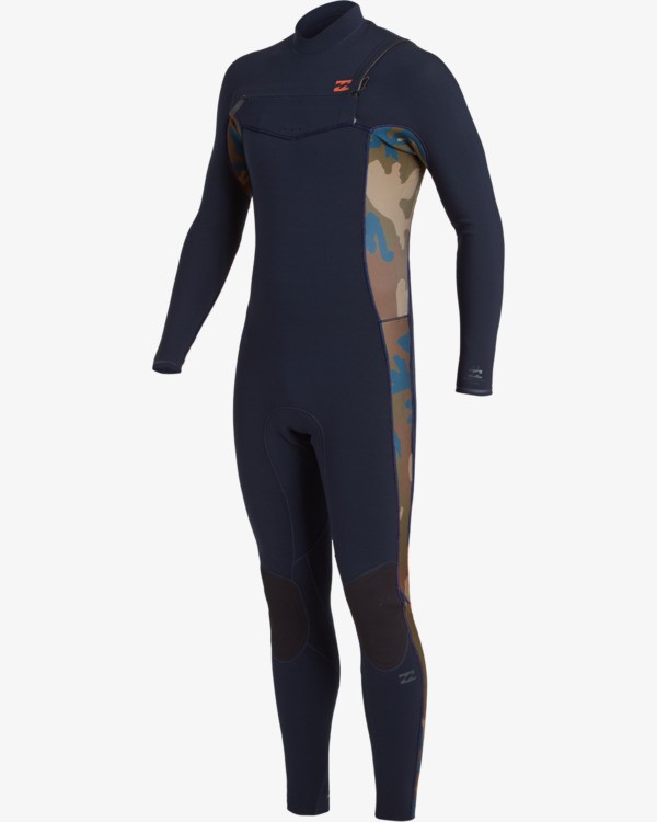 5 Revolution Pro 3/2mm GBS - Chest-Zip Neoprenanzug für Männer Blau U43M54BIF0 Billabong