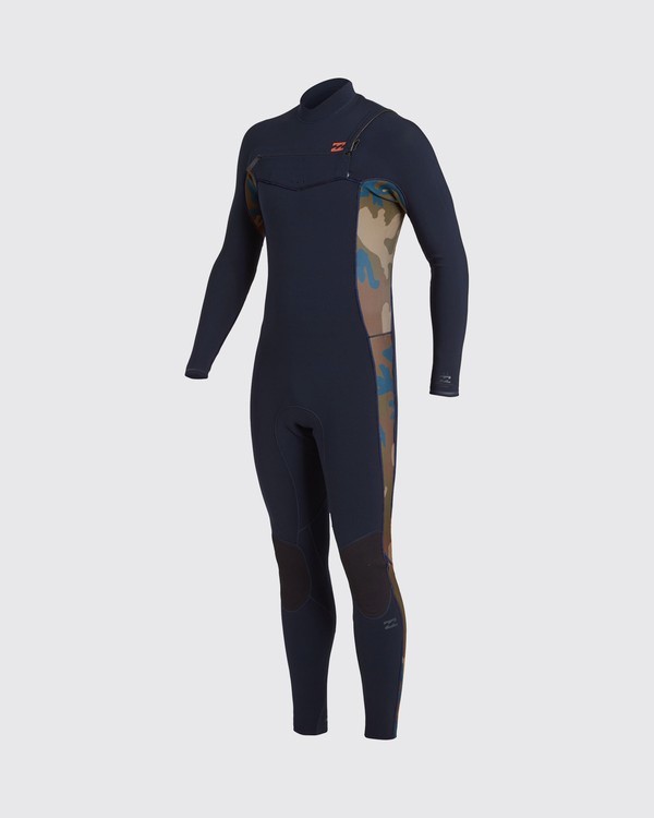 1 Revolution Pro 3/2mm GBS - Chest-Zip Neoprenanzug für Männer Blau U43M54BIF0 Billabong