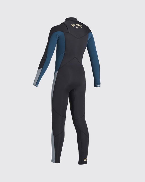 1 Absolute 4/3mm GBS - Traje de surf con cremallera frontal para Chicos Negro U44B13BIF0 Billabong