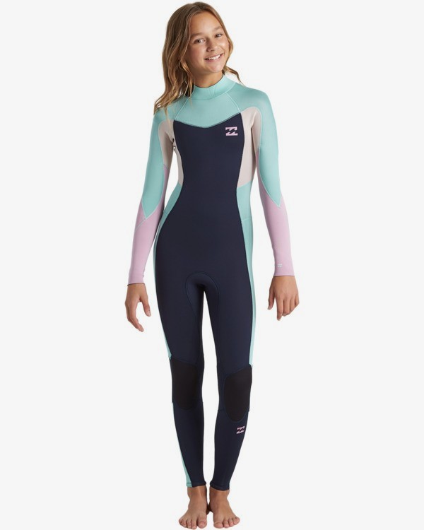 0 Synergy 4/3mm GBS - Back Zip Wetsuit for Girls  U44B32BIF0 Billabong