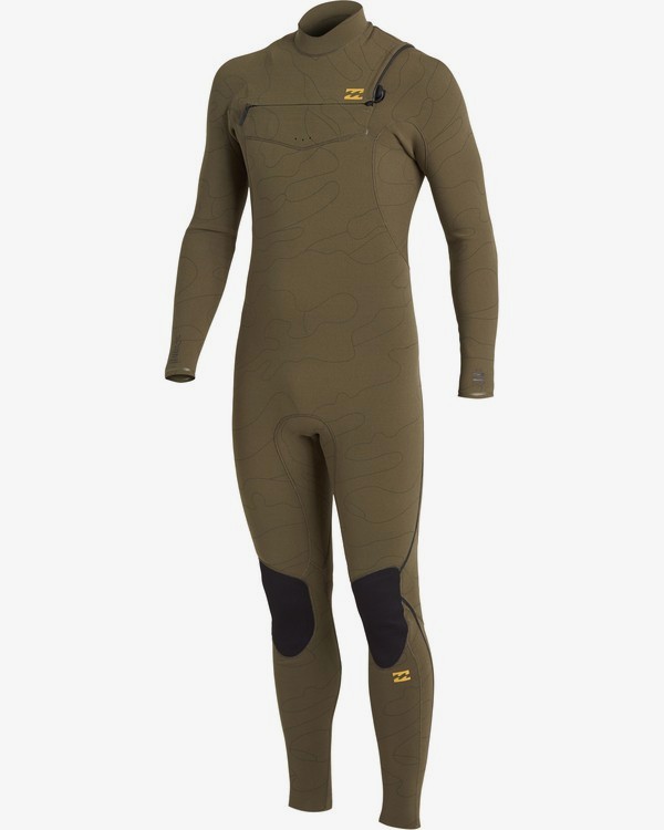 1 Furnace Comp 4/3mm GBS - Chest Zip Wetsuit for Men Brown U44M52BIF0 Billabong