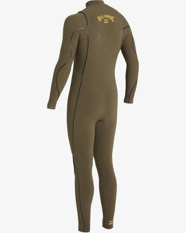 2 Furnace Comp 4/3mm GBS - Chest Zip Wetsuit for Men Brown U44M52BIF0 Billabong