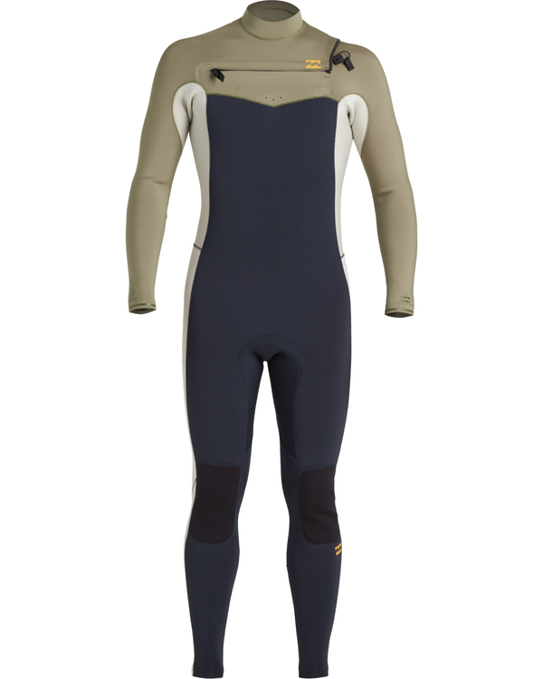 0 Revolution 4/3mm GBS - Chest Zip Wetsuit for Men Blue U44M56BIF0 Billabong