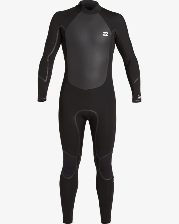 4 Absolute 4/3mm GBS - Back-Zip-Neoprenanzug für Männer Schwarz U44M58BIF0 Billabong