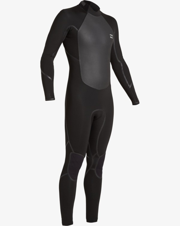 6 Absolute 4/3mm GBS - Back-Zip-Neoprenanzug für Männer Schwarz U44M58BIF0 Billabong