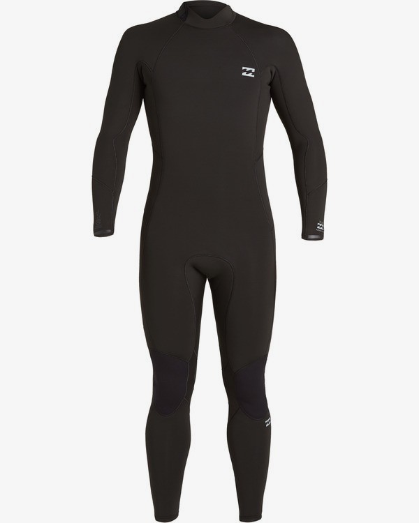 4 Absolute 4/3mm GBS - Back Zip Wetsuit for Men Black U44M59BIF0 Billabong