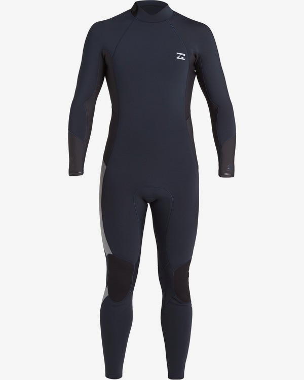 4 Absolute 4/3mm GBS - Back Zip Wetsuit for Men Blue U44M59BIF0 Billabong