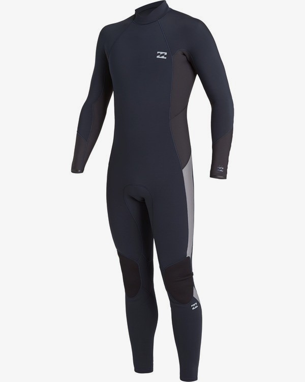 0 Absolute 4/3mm GBS - Back Zip Wetsuit for Men Blue U44M59BIF0 Billabong