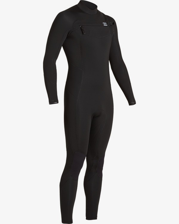 6 Absolute 4/3mm GBS - Chest Zip Wetsuit for Men Black U44M60BIF0 Billabong