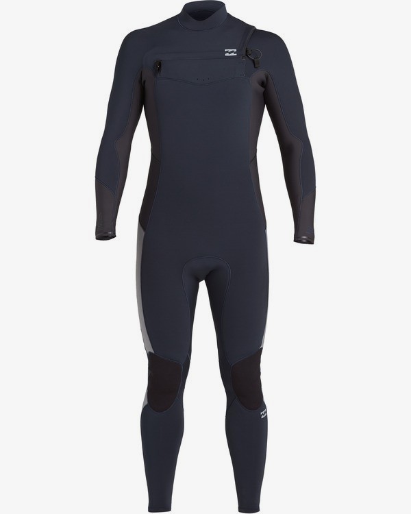 4 Absolute 4/3mm GBS - Chest-Zip Neoprenanzug für Männer Blau U44M60BIF0 Billabong