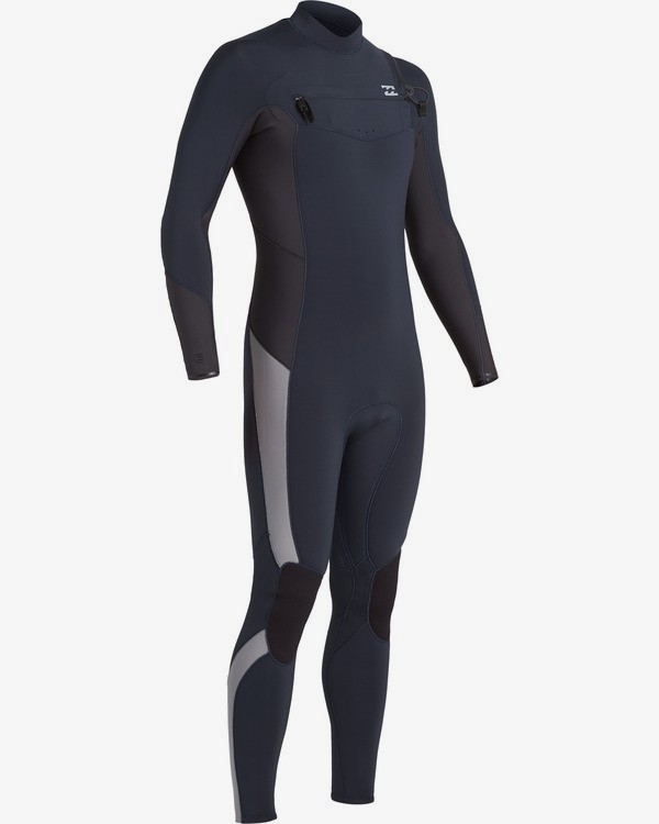 7 Absolute 4/3mm GBS - Chest-Zip Neoprenanzug für Männer Blau U44M60BIF0 Billabong