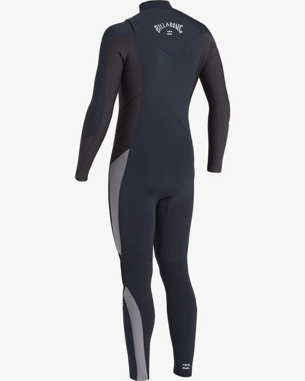 8 Absolute 4/3mm GBS - Chest-Zip Neoprenanzug für Männer Blau U44M60BIF0 Billabong