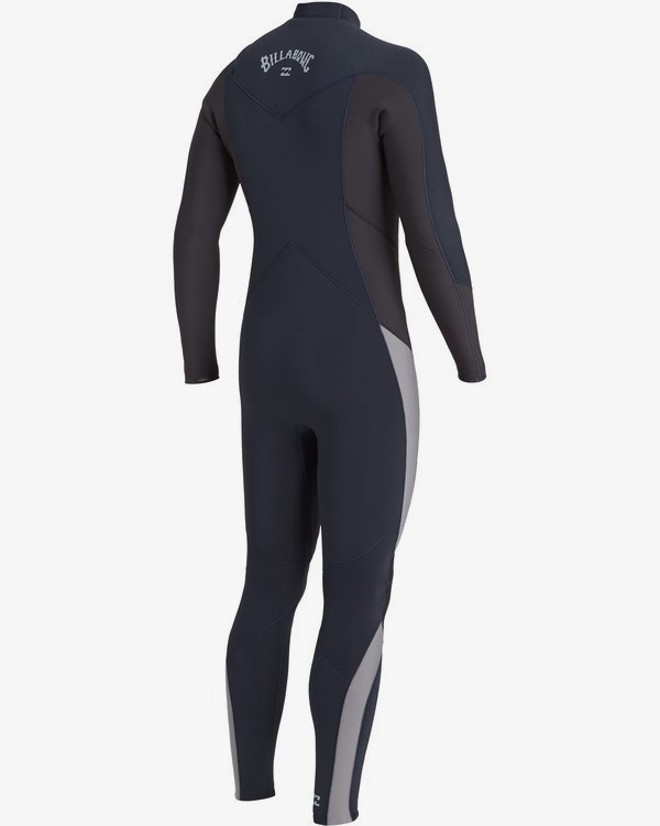 2 Absolute 4/3mm GBS - Chest-Zip Neoprenanzug für Männer Blau U44M60BIF0 Billabong
