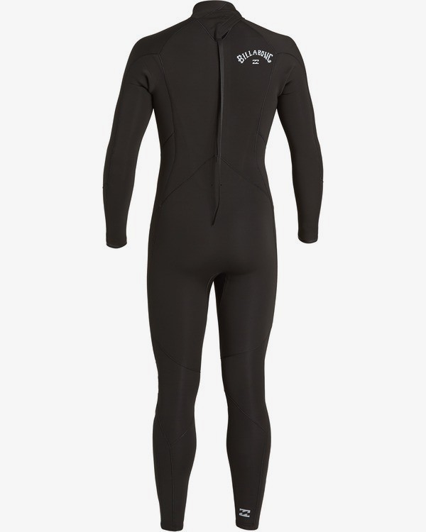 3 Absolute 5/4mm GBS - Back Zip Wetsuit for Men Black U45M60BIF0 Billabong