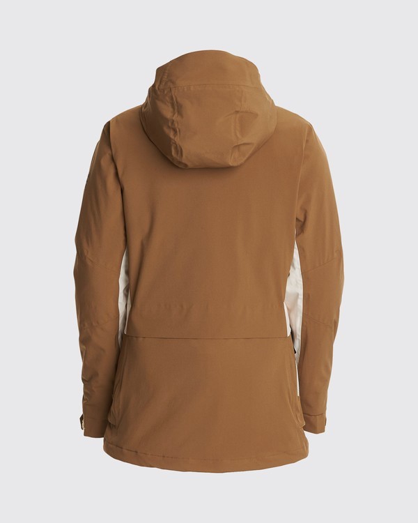 10 Adventure Division Collection Trooper Stx - Waterproof Jacket for Women Brown U6JF20BIF0 Billabong