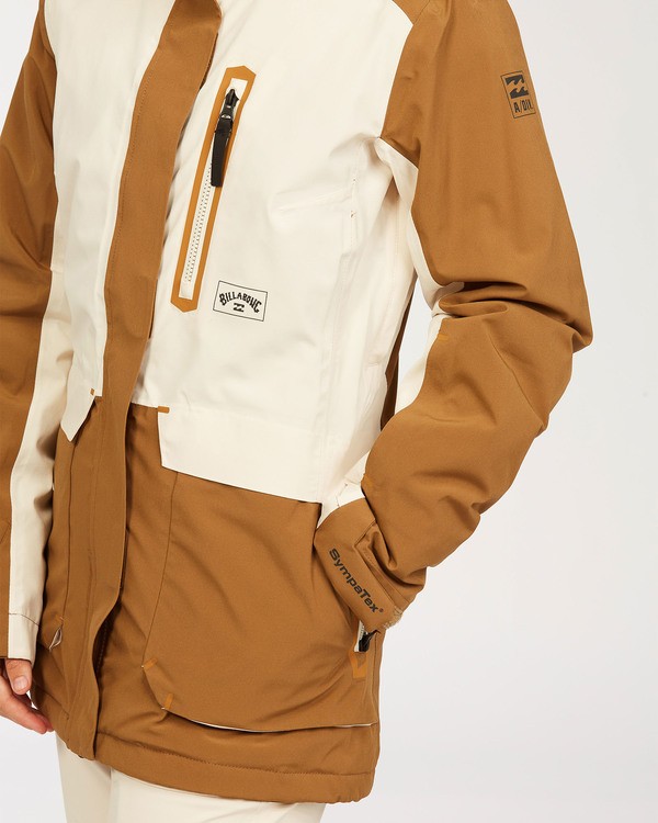 8 Adventure Division Collection Trooper Stx - Waterproof Jacket for Women Brown U6JF20BIF0 Billabong