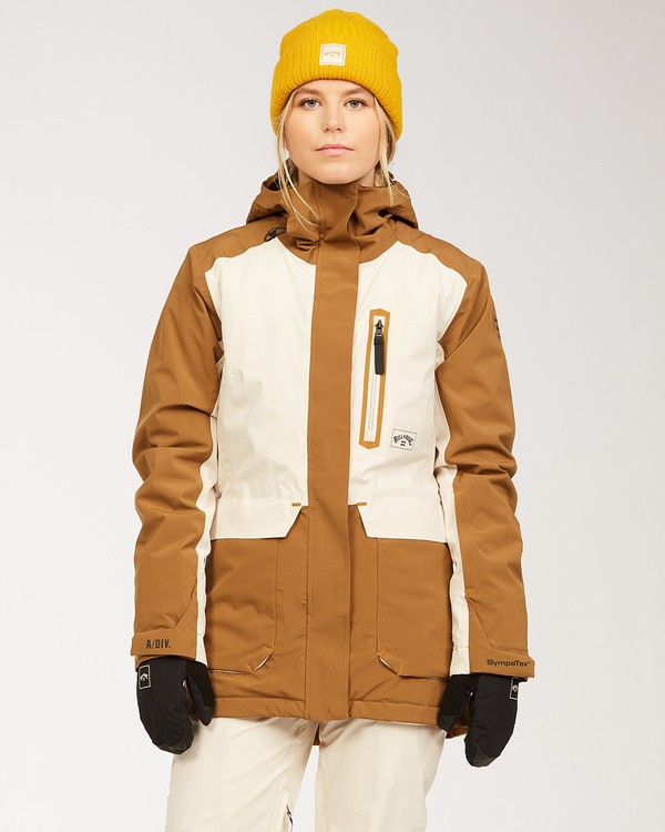 0 Adventure Division Collection Trooper Stx - Waterproof Jacket for Women Brown U6JF20BIF0 Billabong