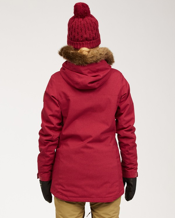 2 Into The Forest - Jacket for Women Red U6JF25BIF0 Billabong