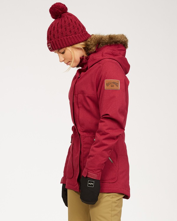 3 Into The Forest - Jacket for Women Red U6JF25BIF0 Billabong