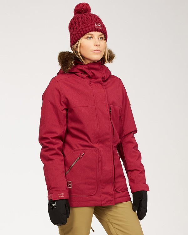 4 Into The Forest - Jacket for Women Red U6JF25BIF0 Billabong