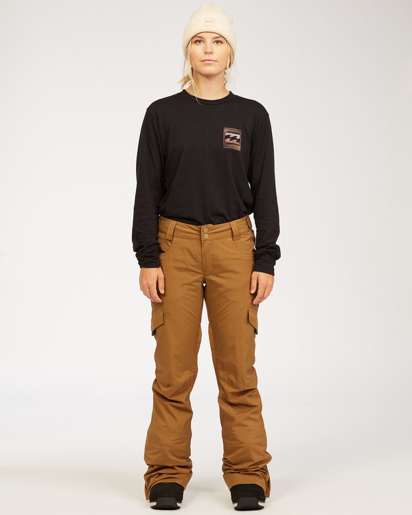 6 Adventure Division Collection Nela - Snow Pants for Women Brown U6PF21BIF0 Billabong