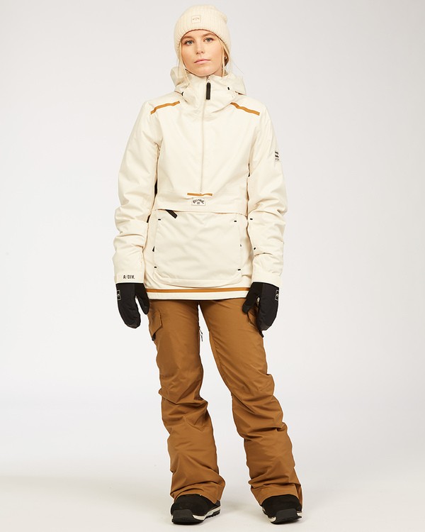 7 Adventure Division Collection Nela - Snow Pants for Women Brown U6PF21BIF0 Billabong