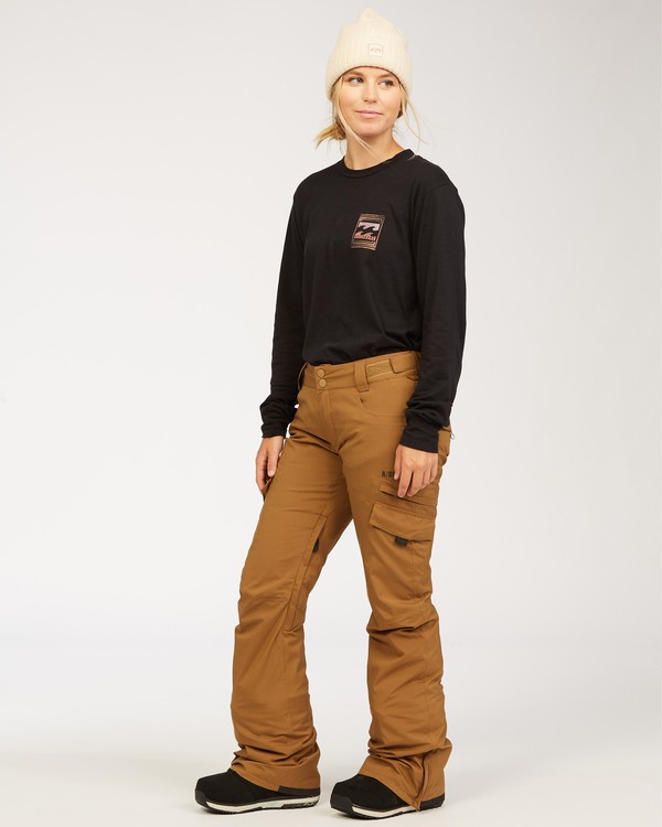 9 Adventure Division Collection Nela - Snow Pants for Women Brown U6PF21BIF0 Billabong