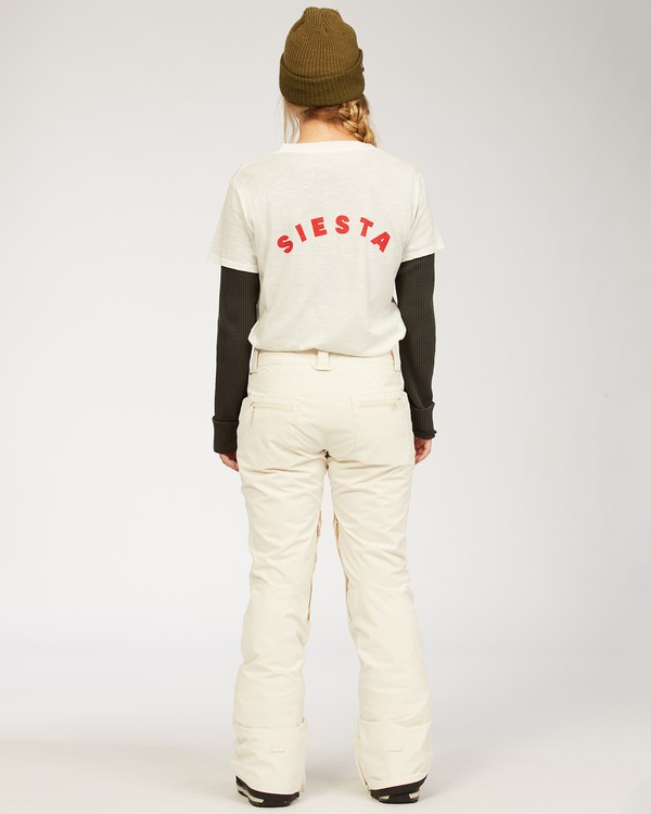 2 Terry - Pantalones para nieve para Mujer Blanco U6PF23BIF0 Billabong