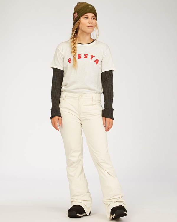 0 Terry - Pantalones para nieve para Mujer Blanco U6PF23BIF0 Billabong