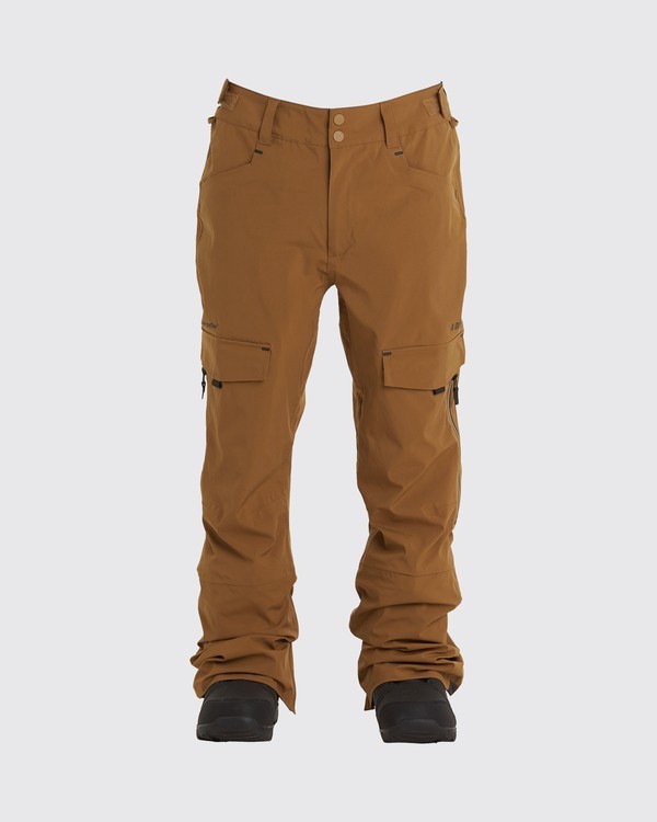 6 Adventure Division Collection Ascent Stx - Snow Pants for Men Brown U6PM21BIF0 Billabong