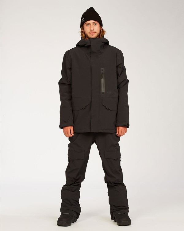 3 Adventure Division Collection Ascent Stx - Snow Pants for Men Black U6PM21BIF0 Billabong