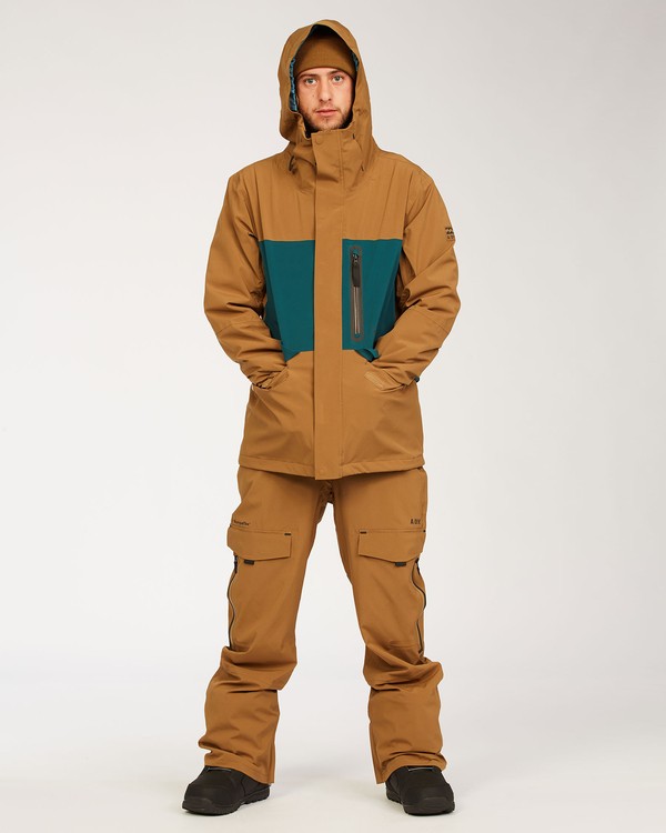 3 Adventure Division Collection Ascent Stx - Snow Pants for Men Brown U6PM21BIF0 Billabong