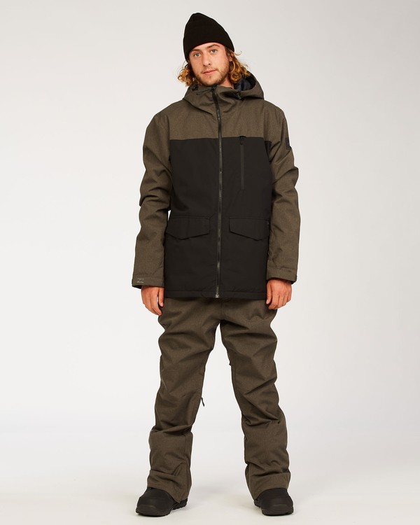 3 Outsider - Pantalón para Nieve para Hombre Gris U6PM25BIF0 Billabong