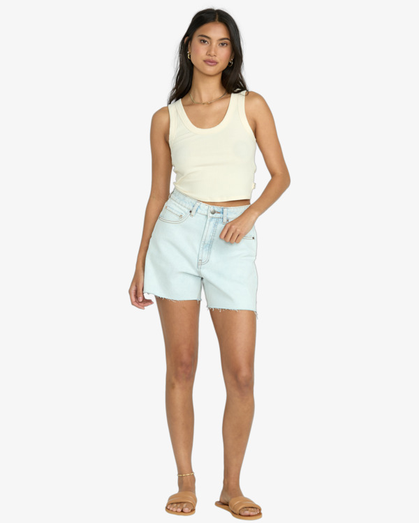 1 Riley - Denim Shorts for Women Blue UBJDS00103 Billabong